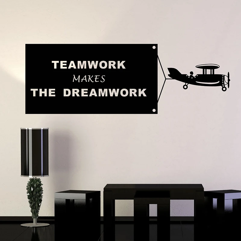 Teamwork Quote Wall Decals Teamwork Make Dreamwork Wall Sticker For Office Room Office Decoration Art Stickers Murals H215
Teamwork Quote Wall Decals Teamwork Make Dreamwork Wall Sticker For Office Room Office Decoration Art Stickers Murals H215