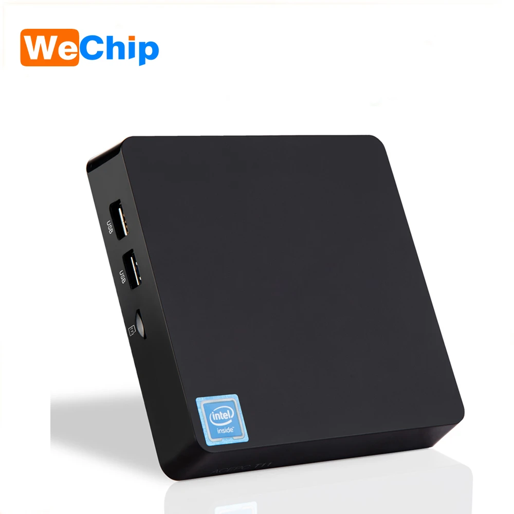 Мини ПК T11 Windows 10 Intel Z8350 Atom 4 Гб ОЗУ 64 ГБ памяти HDMI и VGA поддержка de sortie 2 5 пуса HDD