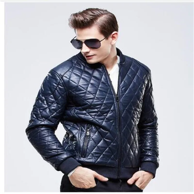Winter Motorcycle Leather Jacket Men New Fashion Male Casual Slim Plaid Thick Warm Faux Leather Jacket Jaqueta Masculino M-4XL
Winter Motorcycle Leather Jacket Men New Fashion Male Casual Slim Plaid Thick Warm Faux Leather Jacket Jaqueta Masculino M-4XL