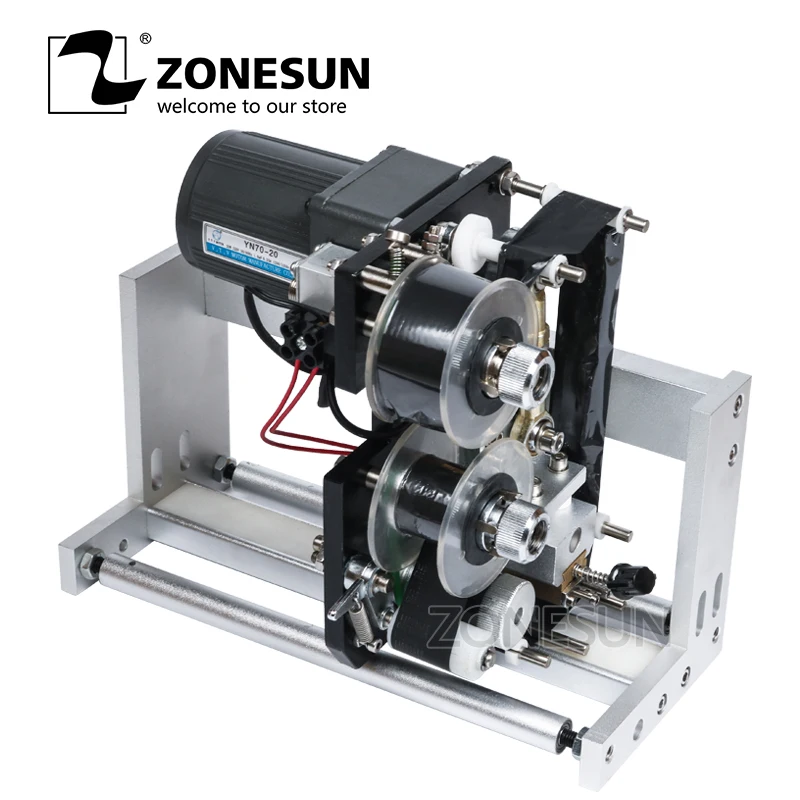 ZONESUN Срок годности ленточный ярлык для маркировки принтер горячий кодер LT-50D