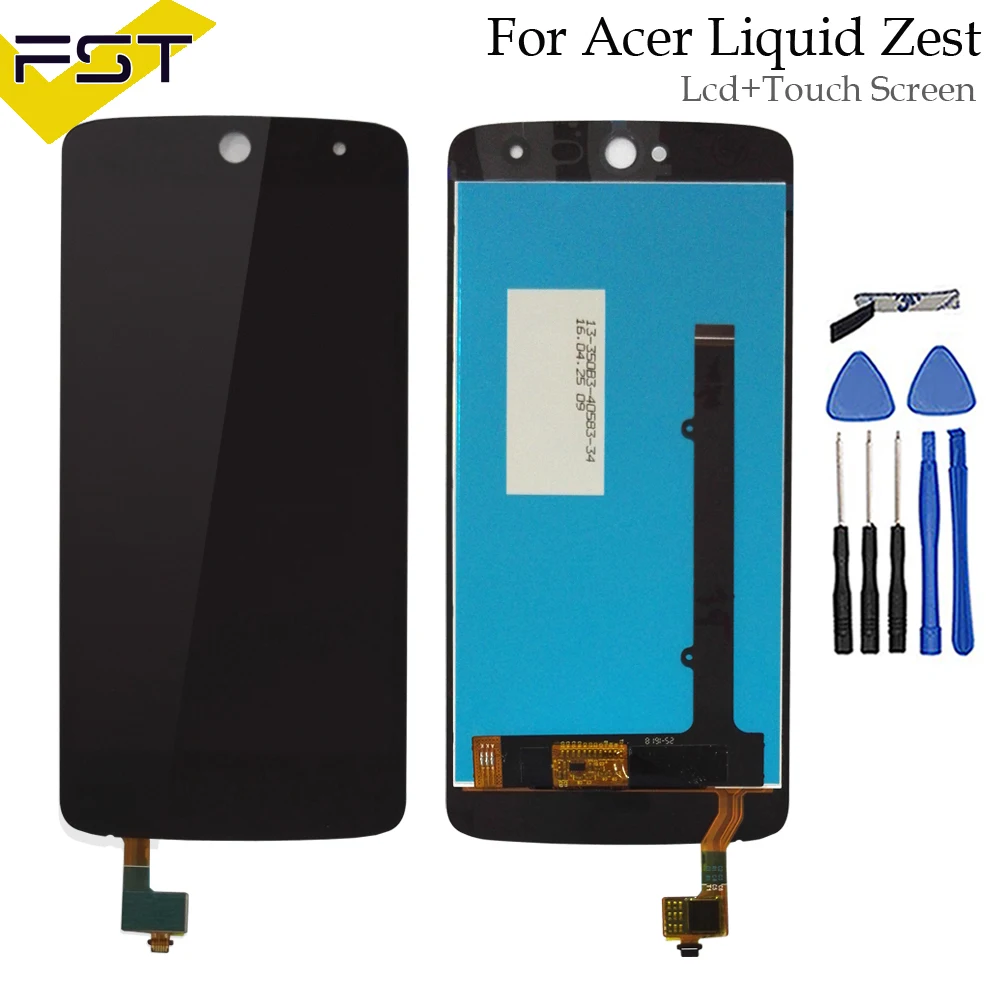 ЖК-дисплей и панель дигитайзера для Acer Liquid Zest запасные части LCD с инструментами |