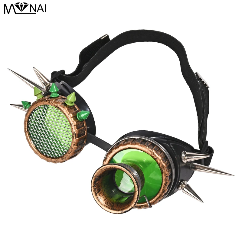 Retro Victorian Blue Rivet Goggles Steampunk Glasses Welding Cyber Gothic Goggle Party Cosplay Halloween Eyewear
Retro Victorian Blue Rivet Goggles Steampunk Glasses Welding Cyber Gothic Goggle Party Cosplay Halloween Eyewear