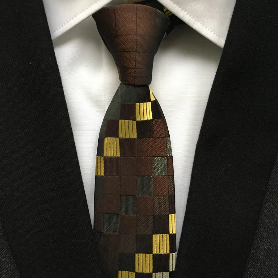 Designer Slim Tie High Quality Jacquard Woven Neck Ties with Fashion Red Plaids Checkered Gravata for Wedding Free Shipping
Designer Slim Tie High Quality Jacquard Woven Neck Ties with Fashion Red Plaids Checkered Gravata for Wedding Free Shipping