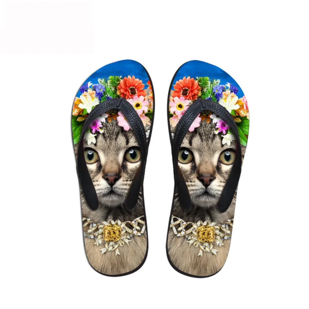 Noisydesigns Female flip flops 3D Cute Pet Cat American Shorthair Printed Cool Ladies Loafers Beach Sandals House Flats Shoes
Noisydesigns Female flip flops 3D Cute Pet Cat American Shorthair Printed Cool Ladies Loafers Beach Sandals House Flats Shoes