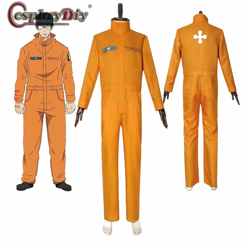 Cosplaydiy Anime Fire Force Enn Enn no Shouboutai Shinra Kusakabe Maki Oze team uniform Cosplay Costume Custom Made
Cosplaydiy Anime Fire Force Enn Enn no Shouboutai Shinra Kusakabe Maki Oze team uniform Cosplay Costume Custom Made