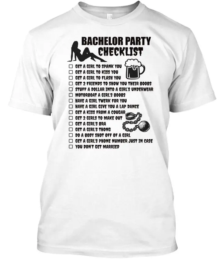 2019 Summer Fashion Hot Bachelor Party Checklist - Get A Girls To Spank You Tee T-Shirt T shirt
2019 Summer Fashion Hot Bachelor Party Checklist - Get A Girls To Spank You Tee T-Shirt T shirt