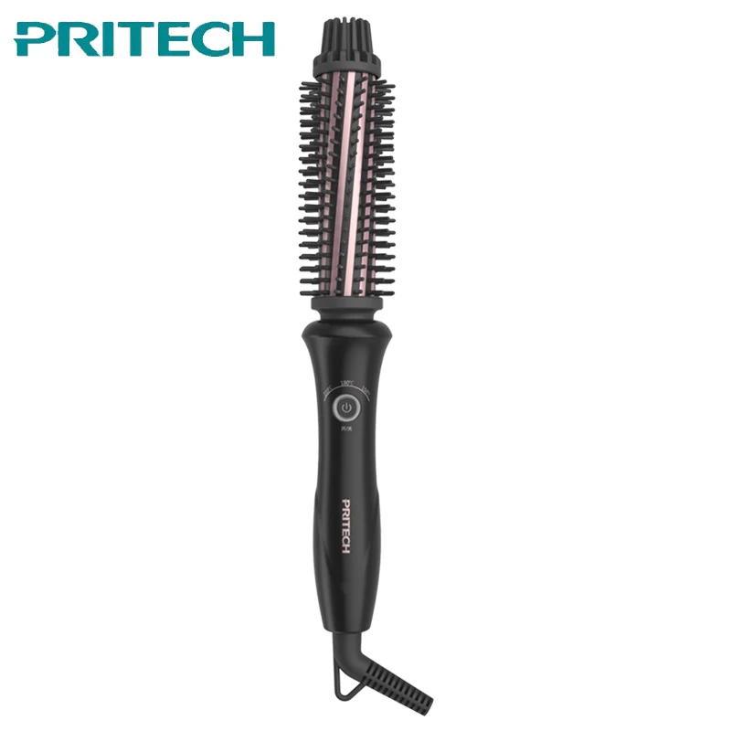 Профессиональные щипцы для завивки волос PRITECH расческа вращающаяся щетка ролик