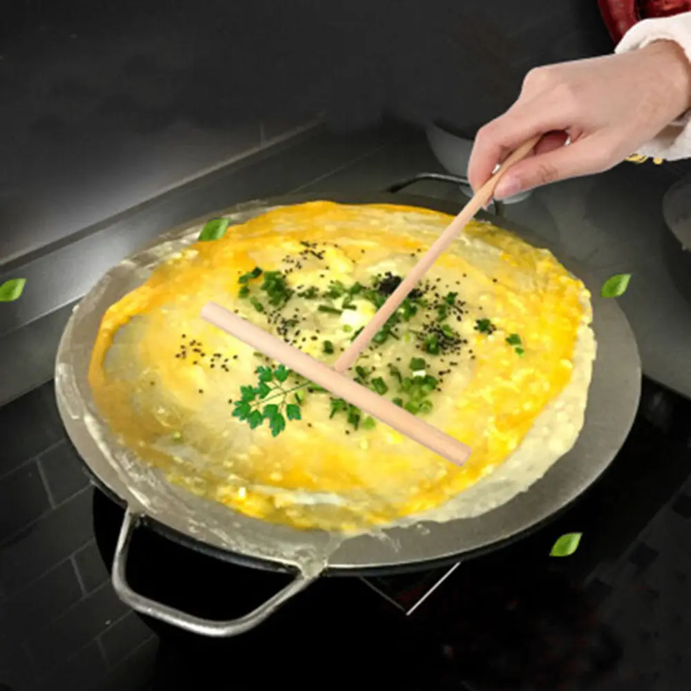 Chinese Specialty Crepe Maker Pancake Batter Wooden Spreader Stick Home Kitchen Tool DIY Restaurant Canteen Specially Supplies
Chinese Specialty Crepe Maker Pancake Batter Wooden Spreader Stick Home Kitchen Tool DIY Restaurant Canteen Specially Supplies