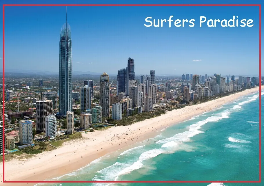 

10K Landmarks Magnets 78*54*3mm Surfers Paradise Souvenir Fridge Magnets 20248