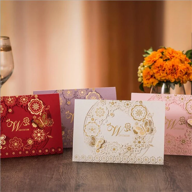 50Set Casamento Elegant Laser Cut Wedding Invitations China Made Convite Mariage Event & Party Decoration Supplies
50Set Casamento Elegant Laser Cut Wedding Invitations China Made Convite Mariage Event & Party Decoration Supplies