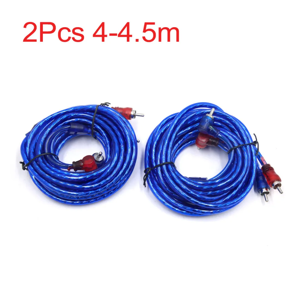 UXCELL 2Pcs 4-4.5m 2 RCA Male to Male Car Stereo Audio System Extension Cable Cord Blue
UXCELL 2Pcs 4-4.5m 2 RCA Male to Male Car Stereo Audio System Extension Cable Cord Blue