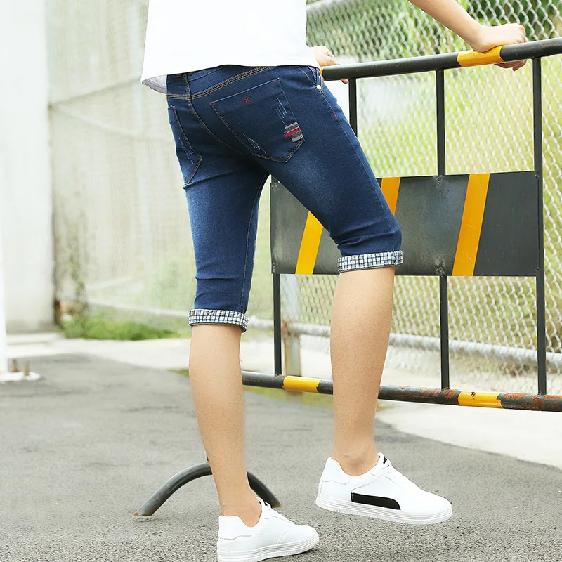 2018 Summer New Arrivals Lightweight Short Jeans Mens Denim Pants Half Length Solid Skinny Jeans Youth Boys thin Bottoms zw001
2018 Summer New Arrivals Lightweight Short Jeans Mens Denim Pants Half Length Solid Skinny Jeans Youth Boys thin Bottoms zw001