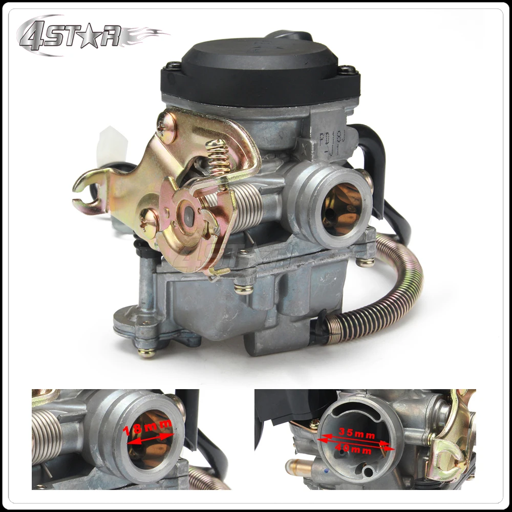 Free Shipping CVK PD18J 18mm Carburetor Fit Motorcycle For GY6 50cc Scooter Moped PD18 Engine 139QMB 139QMA ABM IRBIS BAJA
Free Shipping CVK PD18J 18mm Carburetor Fit Motorcycle For GY6 50cc Scooter Moped PD18 Engine 139QMB 139QMA ABM IRBIS BAJA