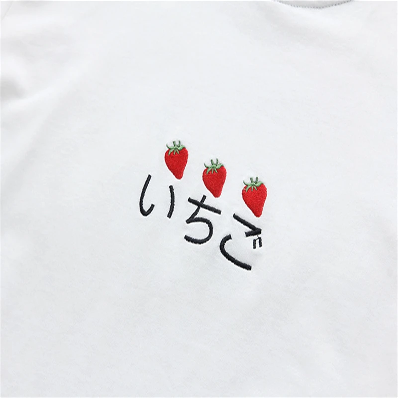 MERRY PRETTY Women Japanese Harajuku Embroidery Cotton T Shirts Summer Short Sleeve O-Neck Casual T Shirt Sweet Style Tops Tees
MERRY PRETTY Women Japanese Harajuku Embroidery Cotton T Shirts Summer Short Sleeve O-Neck Casual T Shirt Sweet Style Tops Tees