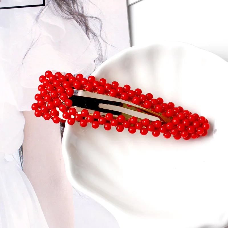 SOHOT DIY яркие цветные акриловые бусы милые женские заколки для волос модные