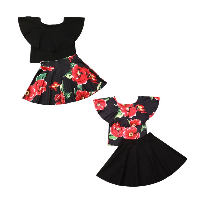 2019 Beautiful Girl Clothes Toddler Baby Girls Clothes Off Shoulder Crop Tops+ Flower Skirts 2pcs Outfits Set
2019 Beautiful Girl Clothes Toddler Baby Girls Clothes Off Shoulder Crop Tops+ Flower Skirts 2pcs Outfits Set