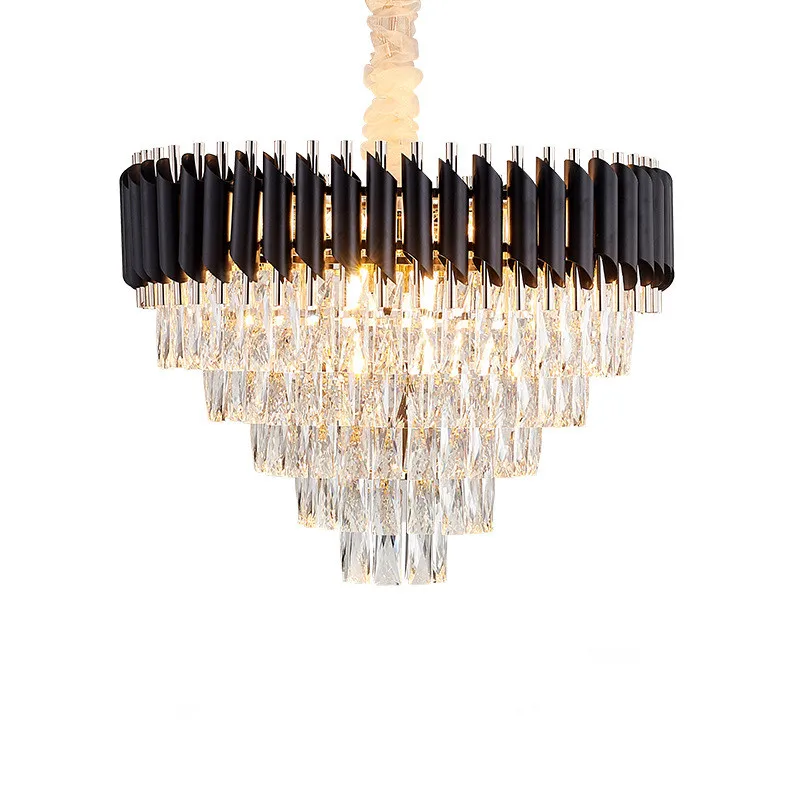 American light luxury chandelier post modern minimalist living room bedroom dining room lamp creative gold round crystal lamp
American light luxury chandelier post modern minimalist living room bedroom dining room lamp creative gold round crystal lamp