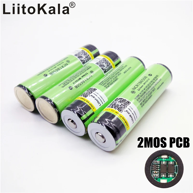 Liitokala 18650 3400mah battery Protected li-ion Rechargeable battery NCR18650B with PCB
Liitokala 18650 3400mah battery Protected li-ion Rechargeable battery NCR18650B with PCB