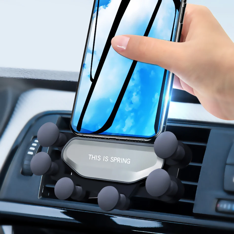 Универсальный автомобильный держатель для телефона iPhone X XS Max XR Samsung Huawei, автомобильный держатель с креплением на решетку вентиляции, Гравит...
Универсальный автомобильный держатель для телефона iPhone X XS Max XR Samsung Huawei, автомобильный держатель с креплением на решетку вентиляции, Гравит...
