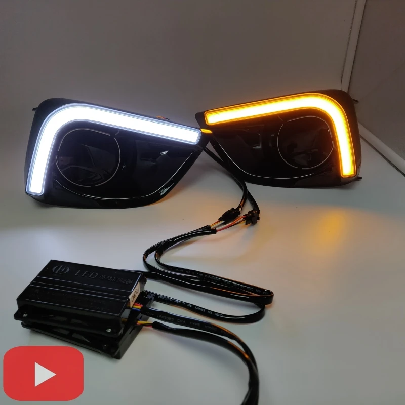 Waterproof LED DRL Daytime Running Light For Toyota Vios 2014-2016 Fog Lamp cover with turn signal light or 3 color style
Waterproof LED DRL Daytime Running Light For Toyota Vios 2014-2016 Fog Lamp cover with turn signal light or 3 color style