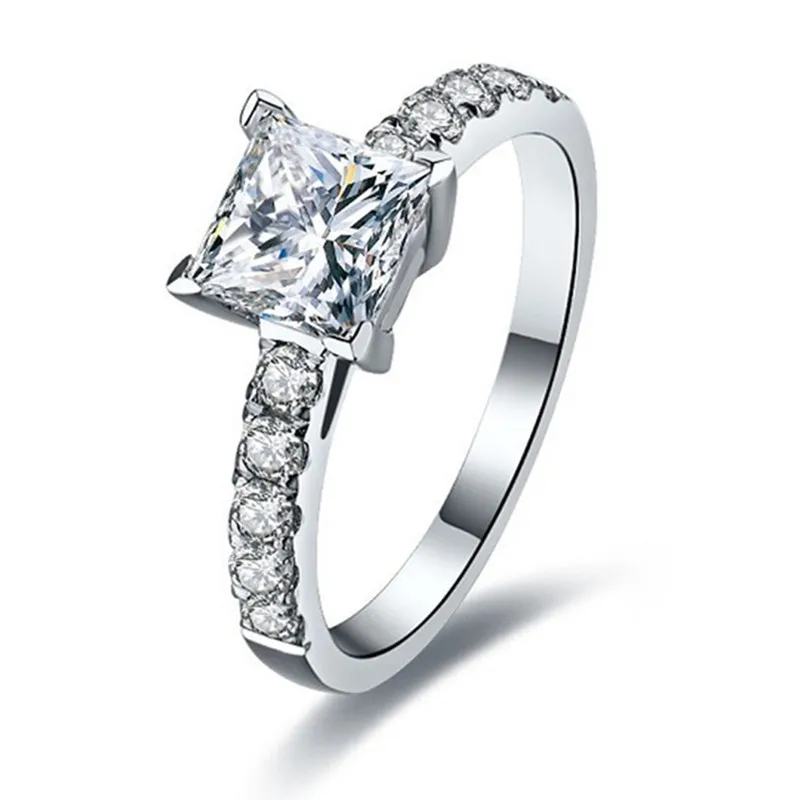 Genuine Test Positive Moissanite Engagement Ring for Women Diamond Carbon Ring Princess White Gold 14k Jewelry Moissanite
Genuine Test Positive Moissanite Engagement Ring for Women Diamond Carbon Ring Princess White Gold 14k Jewelry Moissanite