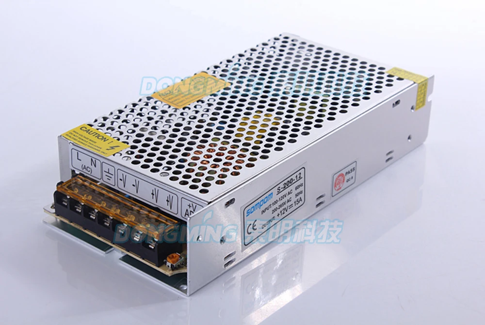 New 12V 15A 200W Switching Power Supply lighting transformers For LED Strip Light With CE&RoHS Power Adapter
New 12V 15A 200W Switching Power Supply lighting transformers For LED Strip Light With CE&RoHS Power Adapter