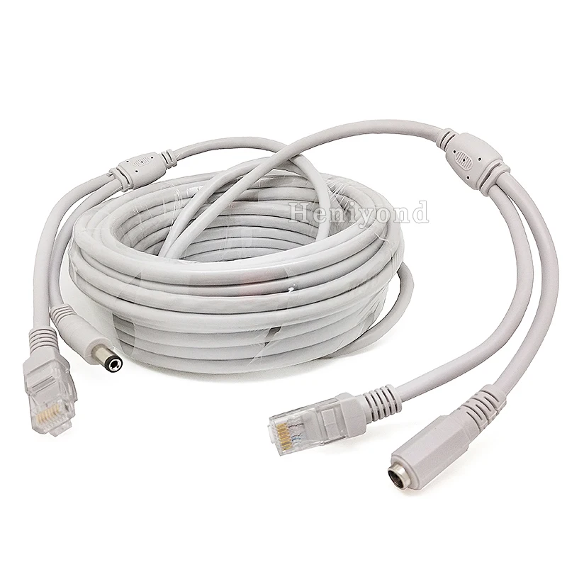 10M/15M/20M/30M/40M/50M Optional Gray Cat5e Ethernet Cable RJ45 with 18awg DC Power CCTV Network Lan Cable For System IP Cameras
10M/15M/20M/30M/40M/50M Optional Gray Cat5e Ethernet Cable RJ45 with 18awg DC Power CCTV Network Lan Cable For System IP Cameras