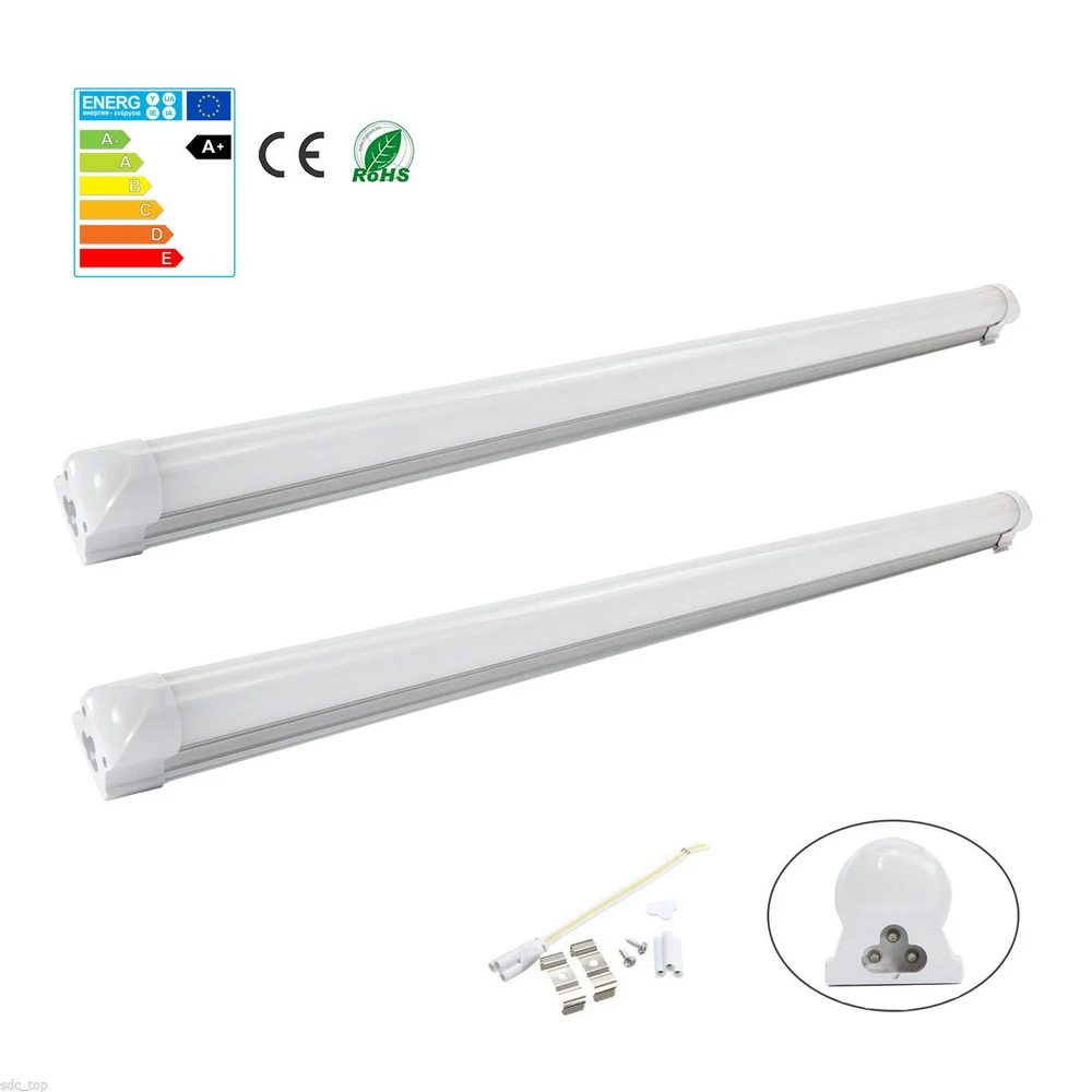Maidodo 2X T8 G13 60-150cm LED Integrated Tubes Light Energy Saving Daylight 2-5FT 9W 13W 18W 24W 810-2160LM SMD w White Cover
Maidodo 2X T8 G13 60-150cm LED Integrated Tubes Light Energy Saving Daylight 2-5FT 9W 13W 18W 24W 810-2160LM SMD w White Cover