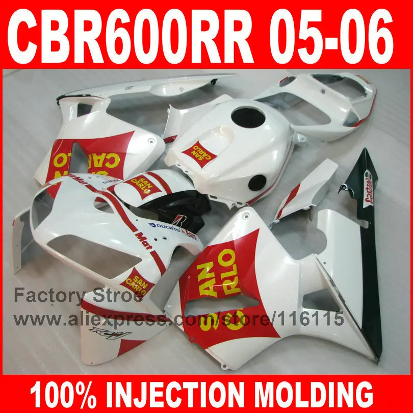 Injection Molding fairings parts for HONDA CBR 600RR 2005 2006 CBR600RR 05 06 San Carlo race road fairing kits
Injection Molding fairings parts for HONDA CBR 600RR 2005 2006 CBR600RR 05 06 San Carlo race road fairing kits