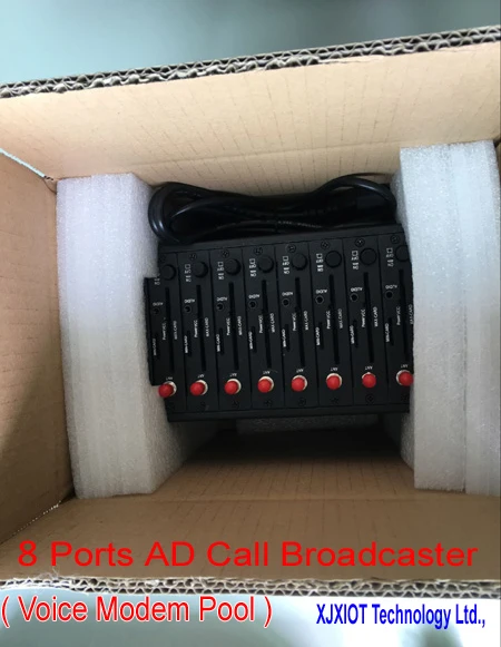 xjx New Product Advertising Call Broadcaster Modem Pool ! Great Innovative ! Send VOLUME AD Call ( Voice ) ! 8 ports Call Modem
xjx New Product Advertising Call Broadcaster Modem Pool ! Great Innovative ! Send VOLUME AD Call ( Voice ) ! 8 ports Call Modem