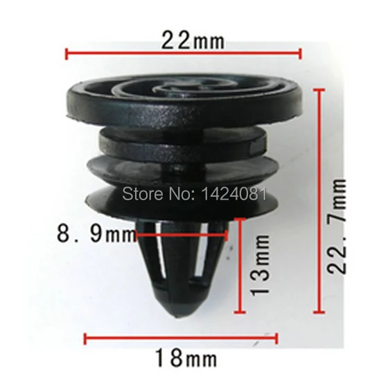 100x OEM Nylon for Audi for VW Trim Panel Push-Type Retainer Clip Rivet Fastener 18x12x8mm 6K0-868-243-C 6K0868243C
100x OEM Nylon for Audi for VW Trim Panel Push-Type Retainer Clip Rivet Fastener 18x12x8mm 6K0-868-243-C 6K0868243C