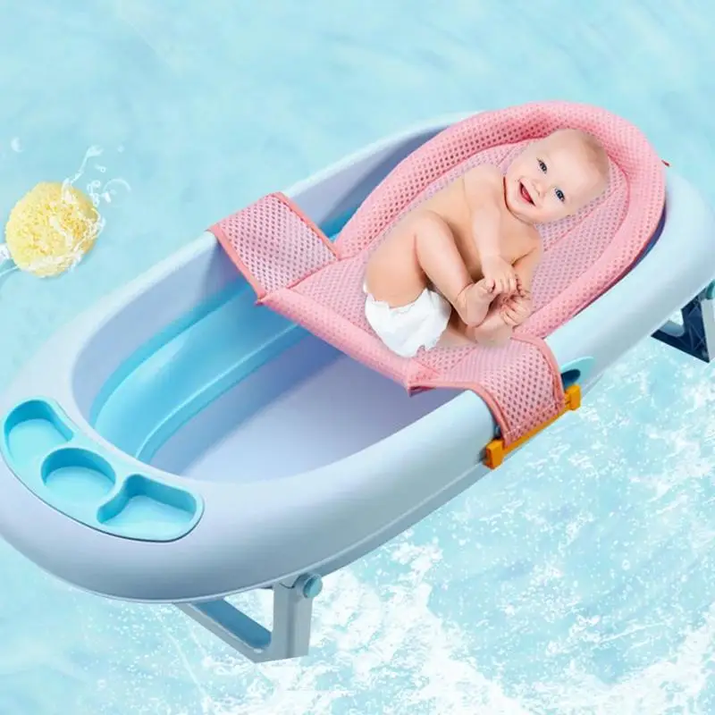 Infant Adjustable Tub Non-slip T-shaped Shower Net Baby Bath Mesh Baby Care Adjustable Cross Shaped Slippery Bath Net Seat
Infant Adjustable Tub Non-slip T-shaped Shower Net Baby Bath Mesh Baby Care Adjustable Cross Shaped Slippery Bath Net Seat