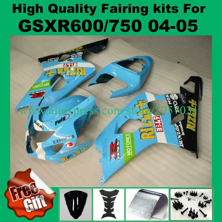 9GIFTS, Injection Fairing kit for GSXR600 GSXR750 04 05 SUZUKI GSXR600 750 2004 2005 BODY
9GIFTS, Injection Fairing kit for GSXR600 GSXR750 04 05 SUZUKI GSXR600 750 2004 2005 BODY