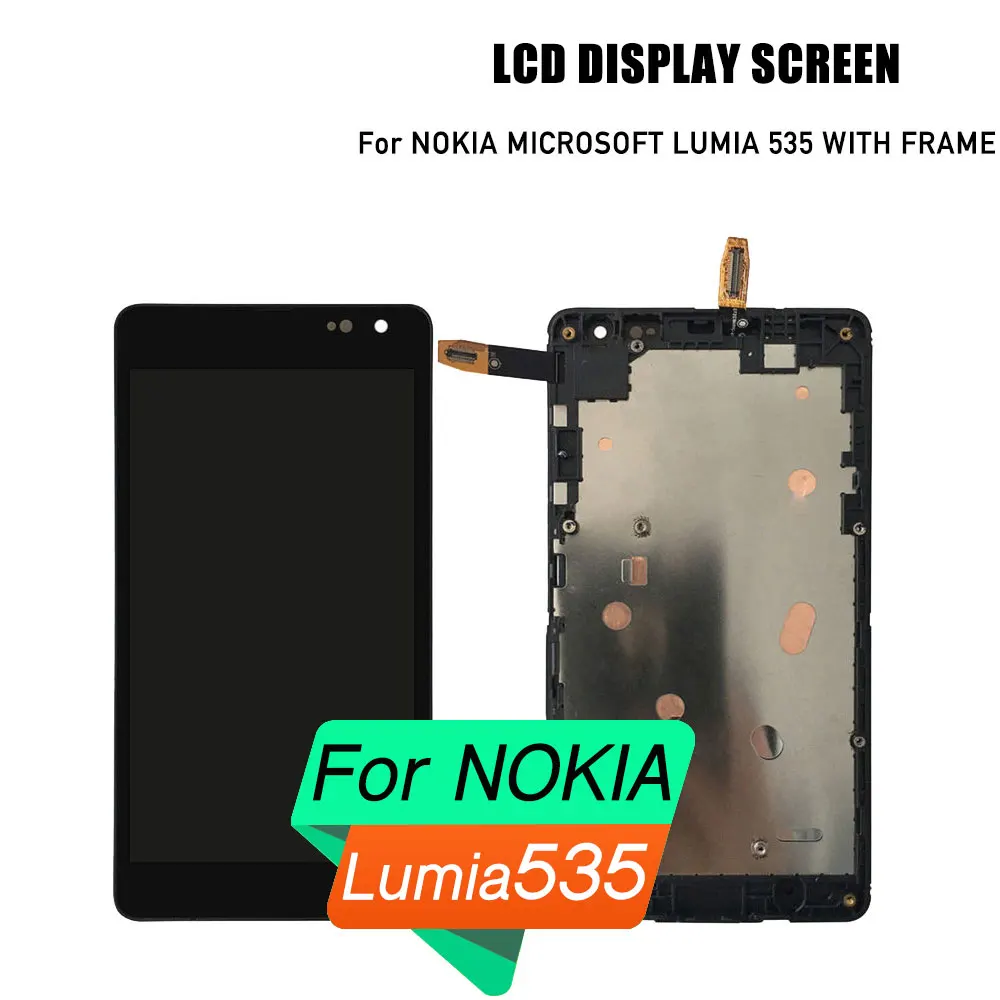 PrepairP LCD сенсорный экран для Microsoft Nokia Lumia 535 ЖК дисплей lcd дигитайзер в сборе|Экраны