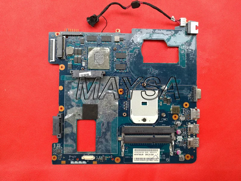 Системная плата qmilk 4 LA-8863P BA59-03567A HD7600 подходит для Samsung NP355 NP355C4C NP355V5C материнская