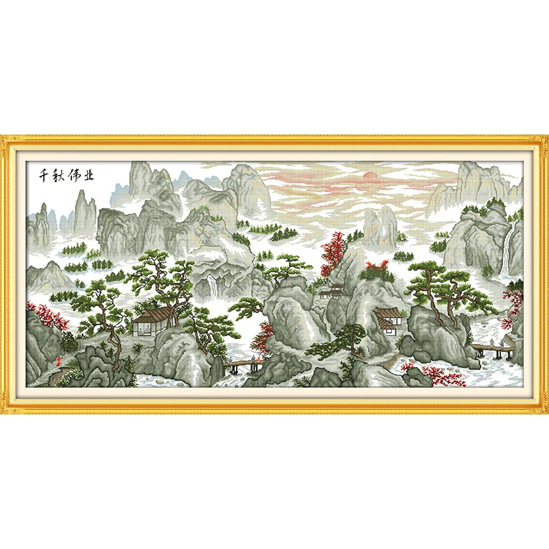 Everlasting Love Great Achievement Chinese Cross Stitch Kits cEcological Cotton Stamped DIY 11CT New Year Christmas Decorations
Everlasting Love Great Achievement Chinese Cross Stitch Kits cEcological Cotton Stamped DIY 11CT New Year Christmas Decorations