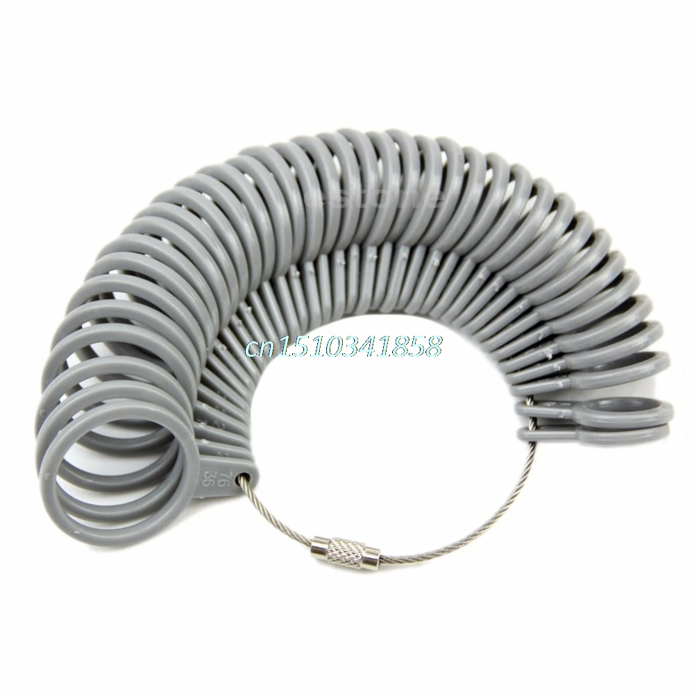 Finger Ring Sizer Measure Gauge Size Basic Jewelry Tool Plastic Measurement #Y51#
Finger Ring Sizer Measure Gauge Size Basic Jewelry Tool Plastic Measurement #Y51#
