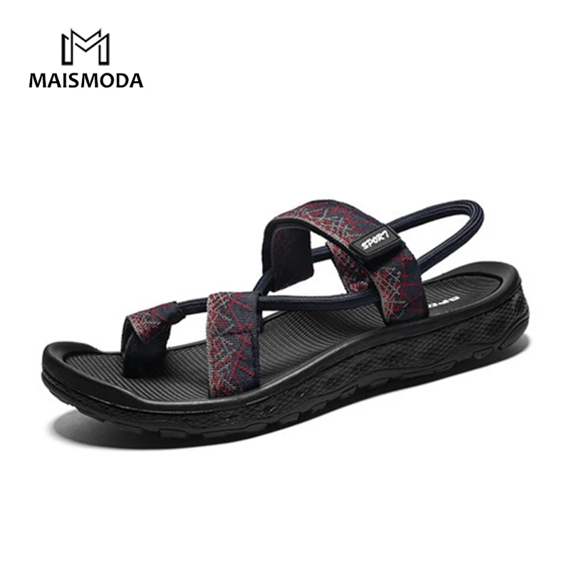 MAISMODA/2019 г. летние мужские сандалии дышащая пляжная уличная Нескользящая удобная