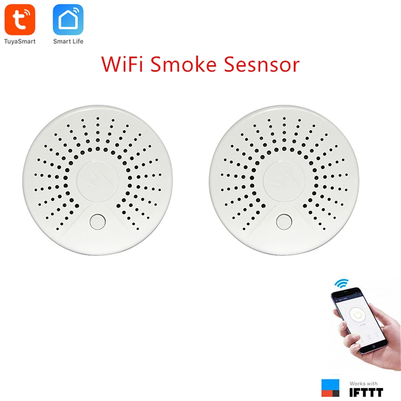 Приложение Smart Life Wi Fi детектор дыма и высокотемпературная сигнализация WiFi датчик