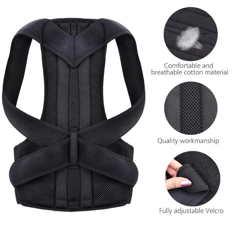Professional Corrector de Postura To Relieve Back Pain Adjustable Men Women Back Support Braces Neoprene Back Shoulder Posture
Professional Corrector de Postura To Relieve Back Pain Adjustable Men Women Back Support Braces Neoprene Back Shoulder Posture