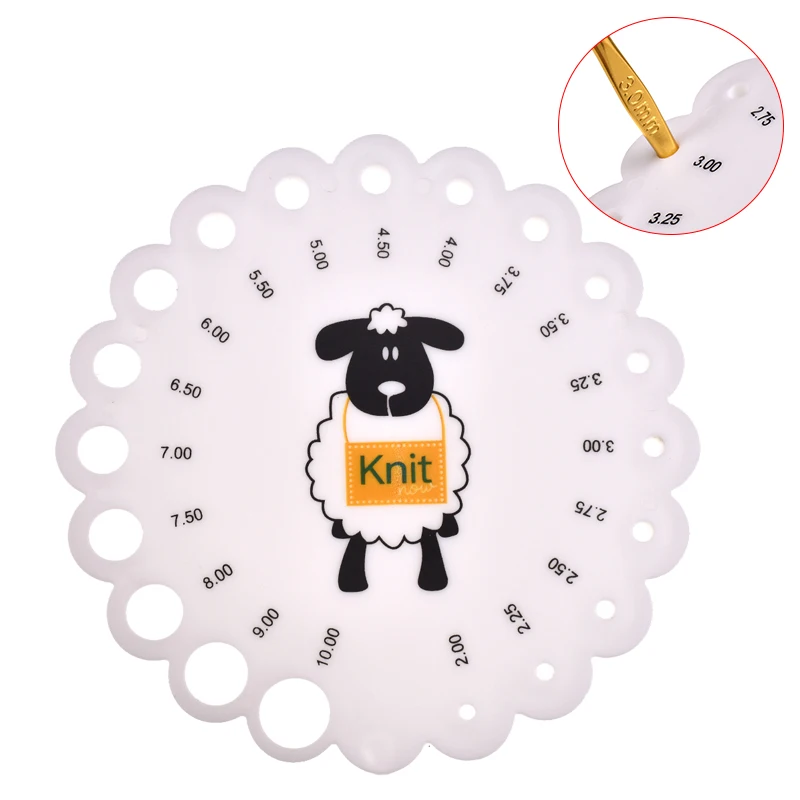 Crochet Hook Measure Tool Knitting Needle Gauge Size Guide Sturdy Acrylic With The Holes Sizes Indicated For DIY Craft Tool
Crochet Hook Measure Tool Knitting Needle Gauge Size Guide Sturdy Acrylic With The Holes Sizes Indicated For DIY Craft Tool