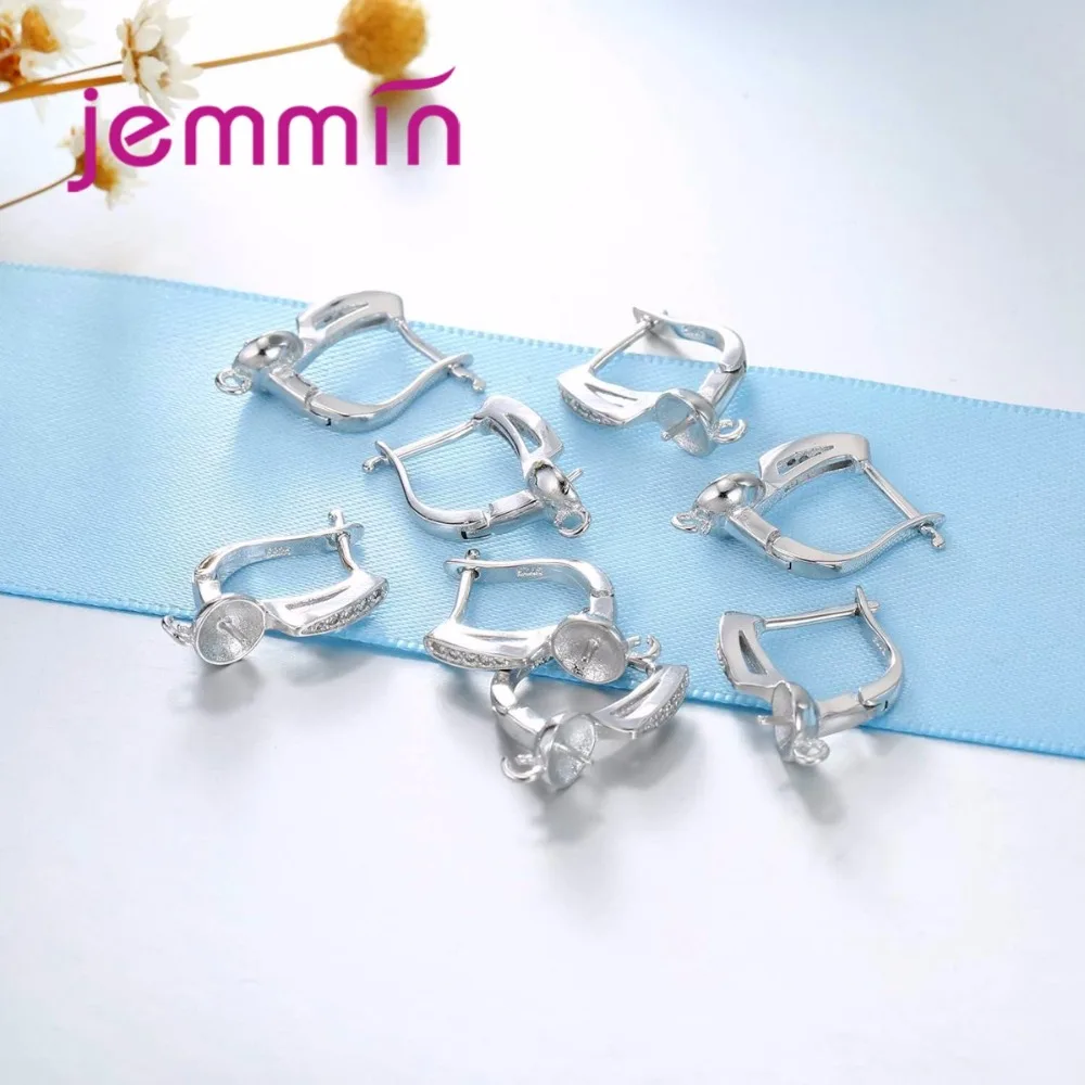 New 925 Sterling Silver Crystal Earring Jewelry Accessory Hooks Earring Clasp Findings Making Hoop Ear Wire Component
New 925 Sterling Silver Crystal Earring Jewelry Accessory Hooks Earring Clasp Findings Making Hoop Ear Wire Component