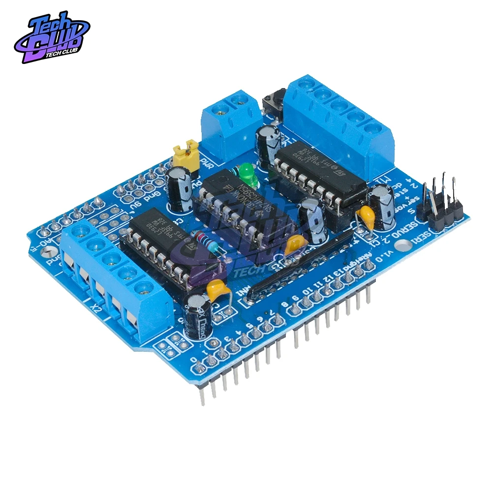 L293D L293 Motor Control Shield Stepper Motor Drive Expansion Board for Arduino Motor Shield Mega2560 4-Channel H-Bridge
L293D L293 Motor Control Shield Stepper Motor Drive Expansion Board for Arduino Motor Shield Mega2560 4-Channel H-Bridge