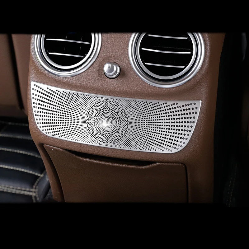Car-Styling Rear Air conditioning outlet Decoration cover trim 3D Stickers for Mercedes Benz E class W213 E200 E300l Accessories
Car-Styling Rear Air conditioning outlet Decoration cover trim 3D Stickers for Mercedes Benz E class W213 E200 E300l Accessories