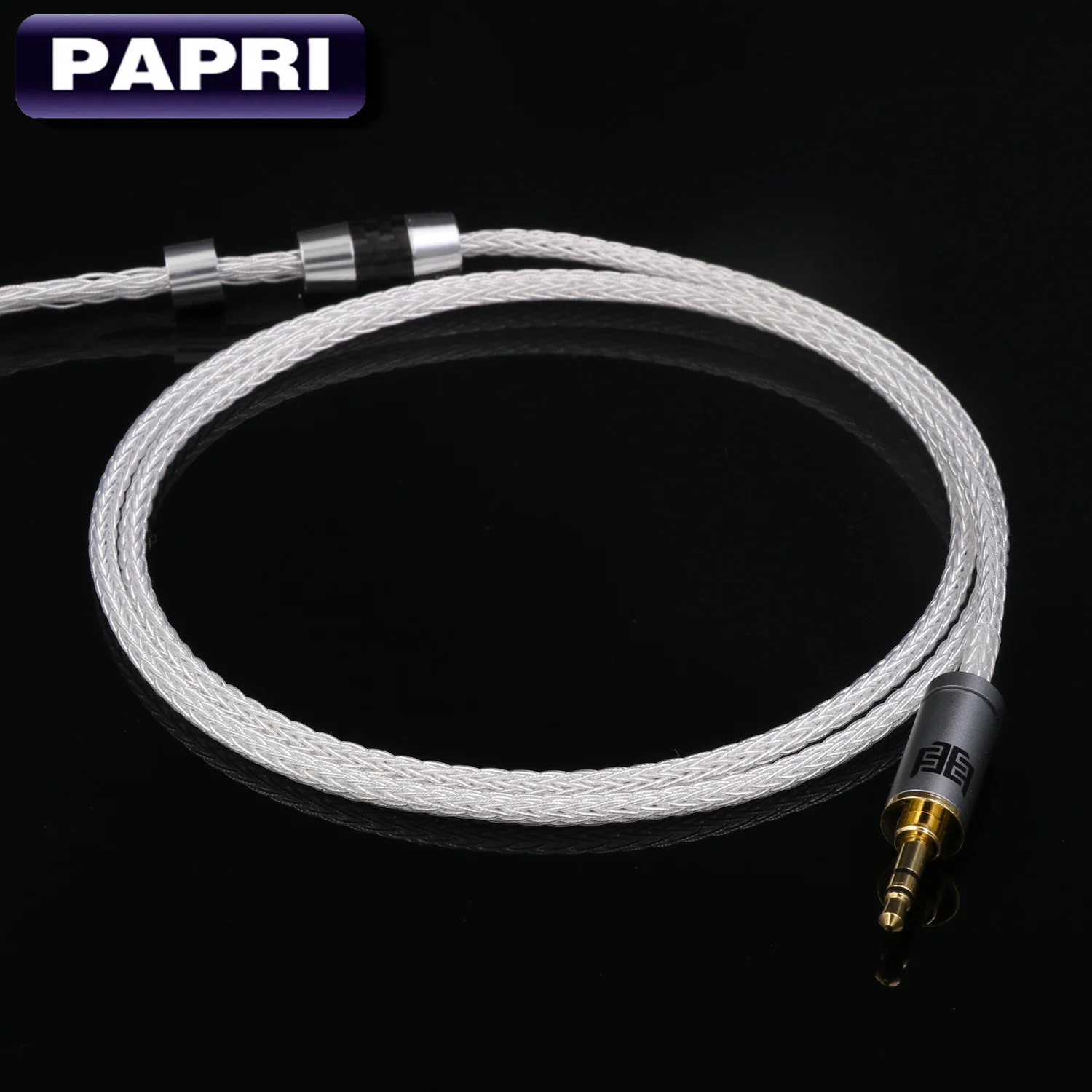 PAPRI 2.5/3.5mm/4.4mm 16 Core OCC Copper Silver Plated Earphone Cable For Most 0.78mm MMCX Headphone Upgrade Cable
PAPRI 2.5/3.5mm/4.4mm 16 Core OCC Copper Silver Plated Earphone Cable For Most 0.78mm MMCX Headphone Upgrade Cable