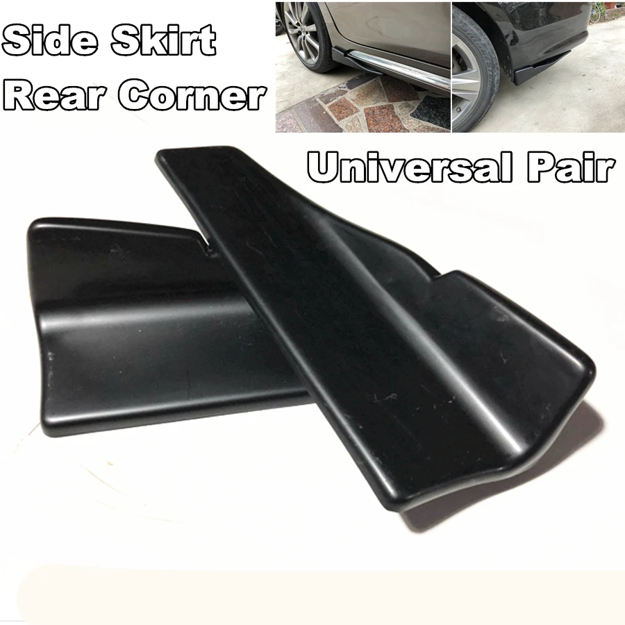 2Pcs Car Rear Lip Side Skirt Bumper Spoiler Rear Lip Angle Splitter Diffuser Anti-crash modified Splitters Diffuser Winglet
2Pcs Car Rear Lip Side Skirt Bumper Spoiler Rear Lip Angle Splitter Diffuser Anti-crash modified Splitters Diffuser Winglet