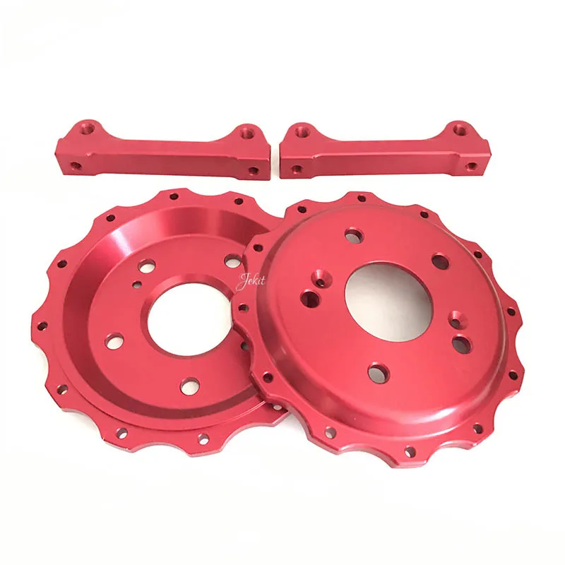 Jekit Red anodized Aluminum Center hats flowers and adapters for Subaru Impreza 2.5T 2014 for AP8530 with 355*32mm brake disc
Jekit Red anodized Aluminum Center hats flowers and adapters for Subaru Impreza 2.5T 2014 for AP8530 with 355*32mm brake disc
