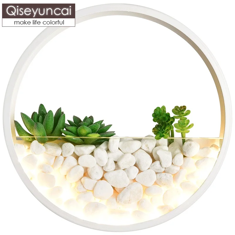 Qiseyuncai Nordic modern minimalist creative hydroponic led wall lamp bedroom bedside plant aisle decoration wall lamp
Qiseyuncai Nordic modern minimalist creative hydroponic led wall lamp bedroom bedside plant aisle decoration wall lamp