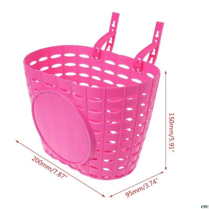 Bicycle Basket Hollow Children Bike Tricycle Scooter Storage Front Handlebar Plastic Carrier Cycling Kids Riding Shopping
Bicycle Basket Hollow Children Bike Tricycle Scooter Storage Front Handlebar Plastic Carrier Cycling Kids Riding Shopping