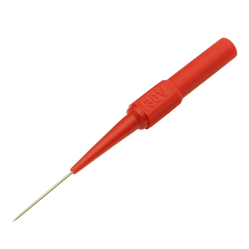 Insulation Piercing Needle Non-destructive Multimeter Test Probes Red/Black 30V-60V Mayitr For Banana Plug
Insulation Piercing Needle Non-destructive Multimeter Test Probes Red/Black 30V-60V Mayitr For Banana Plug